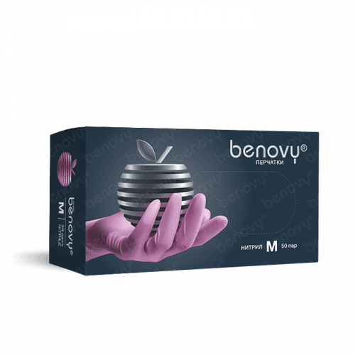BENOVY НИТРИЛ МУЛЬТИКОЛОР - РОЗОВЫЕ - view 2